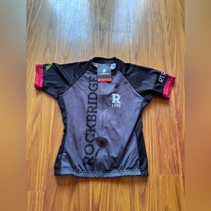 Rockbridge Black and Red Cycling Jersey size medium men’s